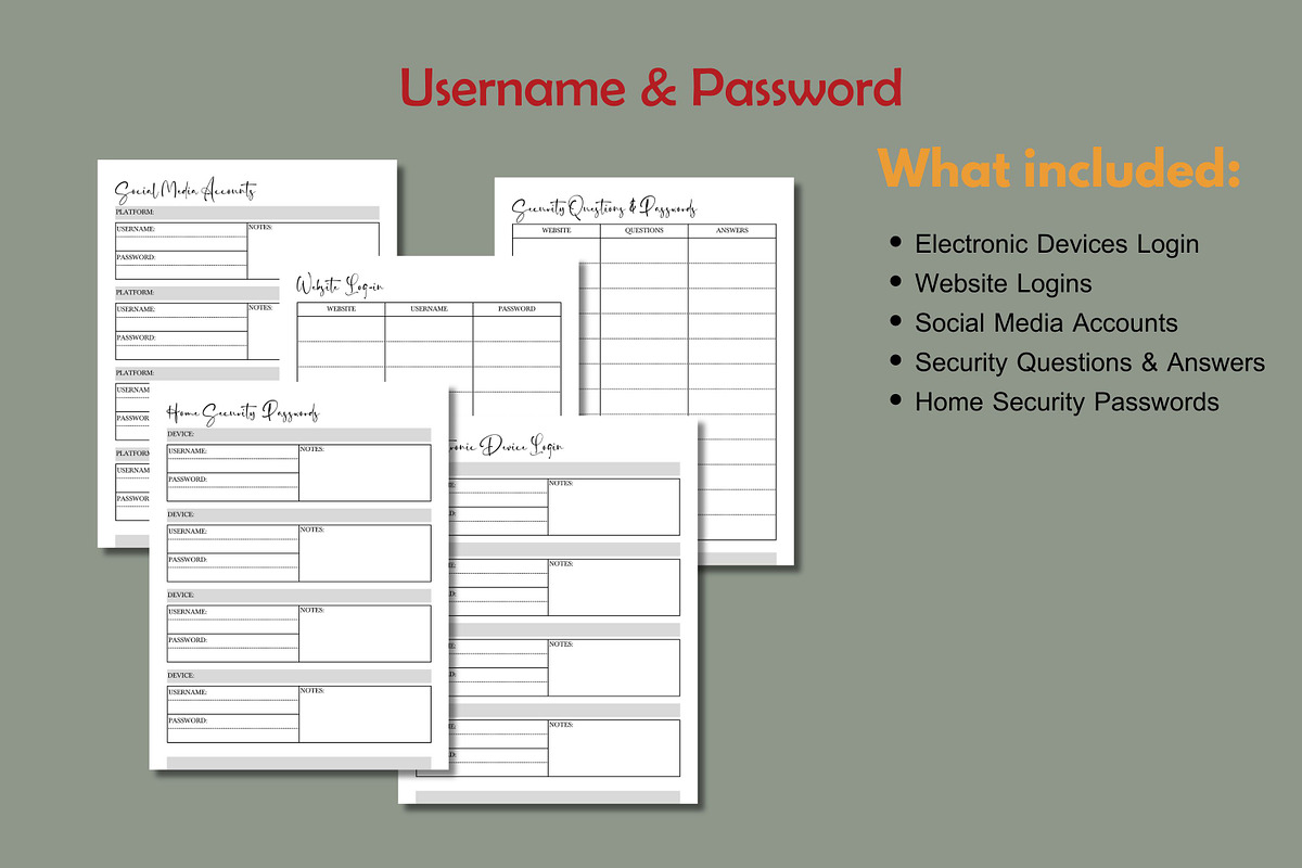 End Of Life Planner - Canva Template, an App Template by Adalin Shop (Photo 7 of 11)