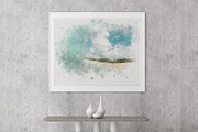 Mysterious Watercolor Landscapes 2, a Background Graphic by Suna Kosem (Thumbnail 13 of 14)