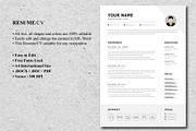Resume Template 1 pages | Editable, a Resume Template by Blue Digital Studio (Thumbnail 2 of 2)