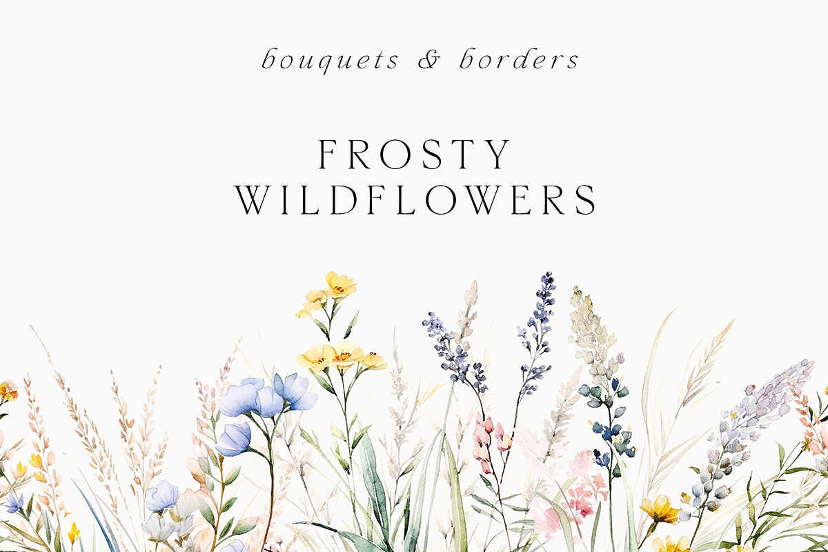 Watercolor Floral Bundle (45 in 1), a Decorative Illustration by Lana Elanor (Photo 166 of 180)