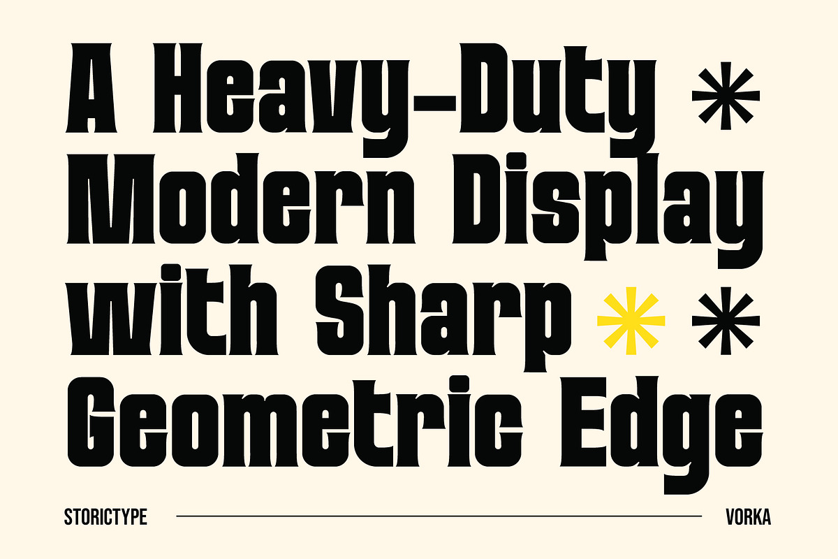 VORKA - Headline Display Typeface, a Serif Font by StoricType (Photo 2 of 24)