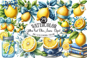 Yellow & Blue Lemon Sublimation, an Illustration by Designking