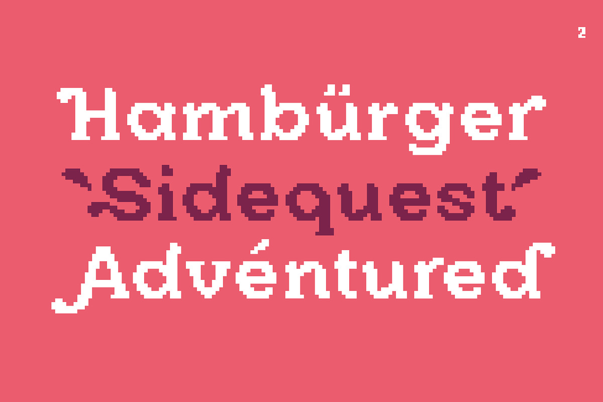 Strek – Pixel Font, a Sans Serif Font by Max Glimm Type (Photo 2 of 11)