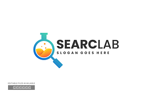 Search Lab Gradient Colorful Logo, a Branding & Logo Template by ivan_artnivora