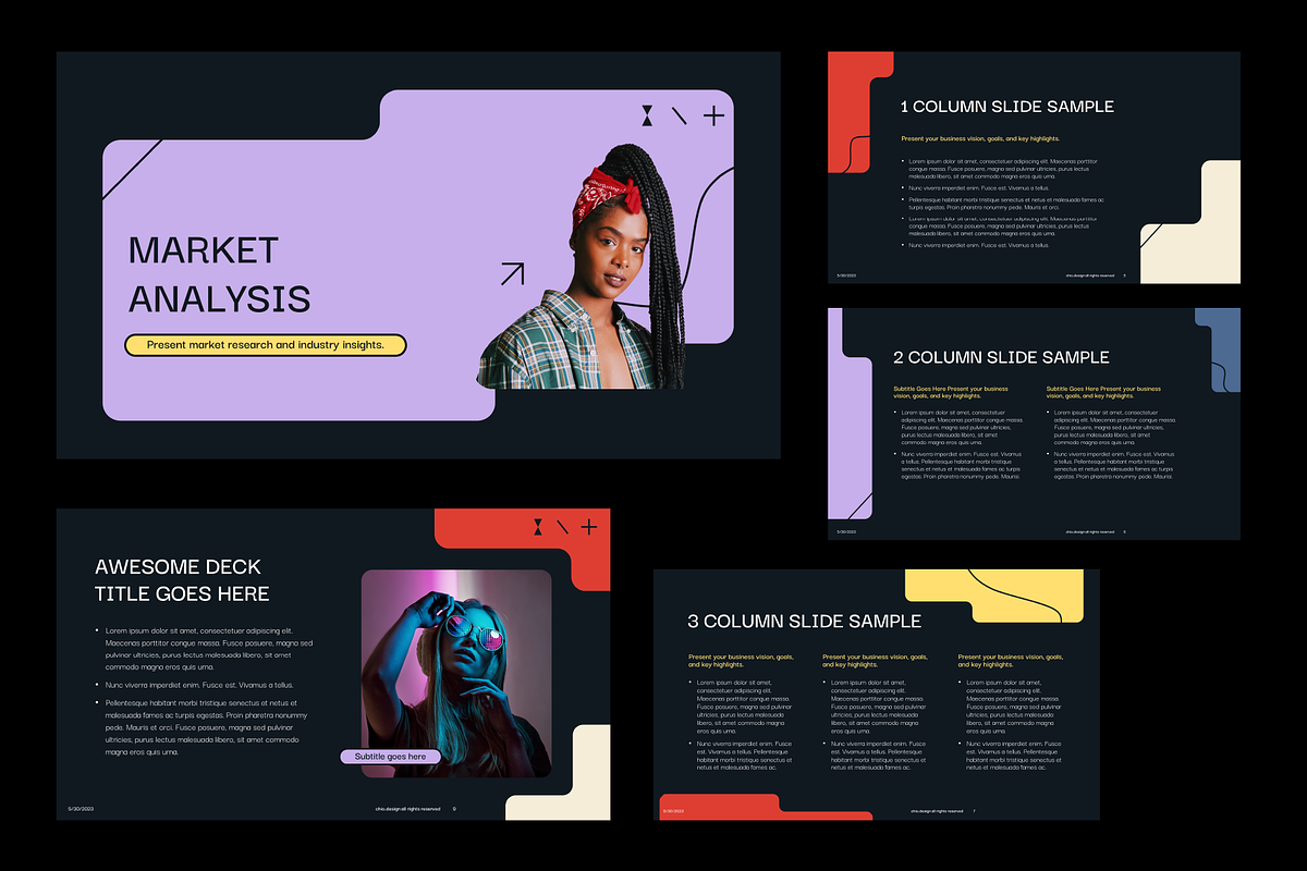 Dark Mode Elemental Keynote, a Presentation Template by chio.design - Khalay Chio (Photo 3 of 7)