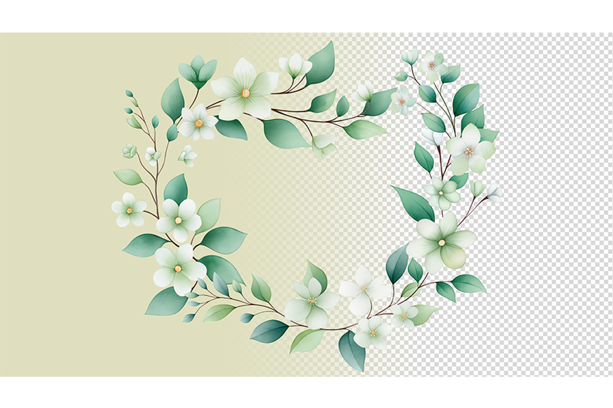 Floral Watercolor Clipart, a Decorative Illustration by BazziBa♥ (Photo 4 of 12)