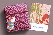 Textured hand drawn cards set, a Texture Graphic by Good Studio (Thumbnail 14 of 15)