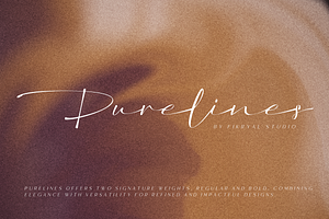 Purelines Elegant Signature Font