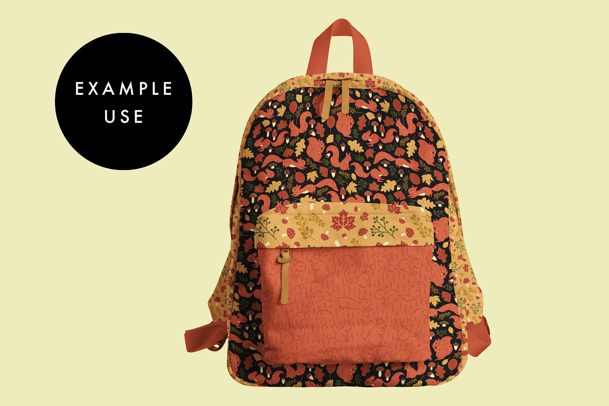 10 Autumn Leaves Vector Patterns, a Pattern Graphic by Heartmade by Claudia (Photo 3 of 5)