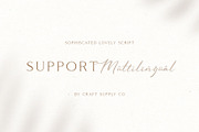 Sophiscated - A Lovely Script Font, a Script Font by Craft Supply Co. (Thumbnail 9 of 10)