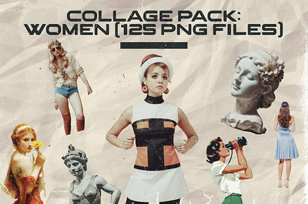 Vintage Muse Collection (125 PNG)