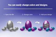 Easter eggs mockup, a Product Mockup by ShooShooShop (Thumbnail 3 of 4)