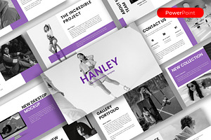 Hanley – Fashion  PowerPoint, a Presentation Template by kreatifreya