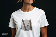 Set of 8 White Tshirt Mockups, a Shirt Mockup by Mock It Up (Thumbnail 6 of 7)