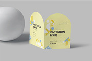 Arch Shaped Invitation Card Mockups, an Advertising Mockup by megostudi0 (Thumbnail 6 of 6)
