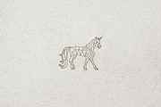 Geometric Luxury Unicorn Logo, a Branding & Logo Template by Luxury Logos (Thumbnail 4 of 4)