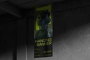 Banner Mockup - Hanging Wall Display, an Advertising Mockup by graphicsauce (Thumbnail 2 of 4)