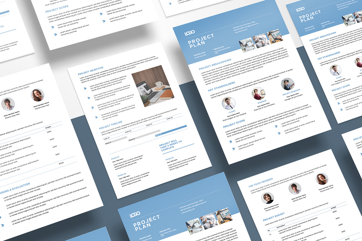 Project Proposal Template, a Flyer Template by crazyOWL (Photo 3 of 5)