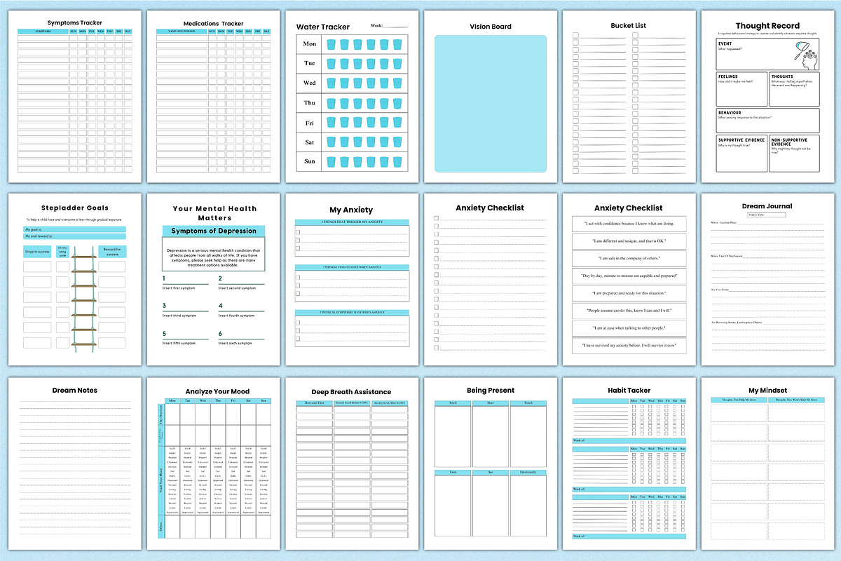 2026 Depression & Anxiety Workbook