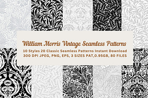 William Morris Seamless Pattern 4