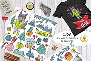 Winter Hand Drawn Big Collection, an Animal Illustration by Kseniya_design (Thumbnail 2 of 6)