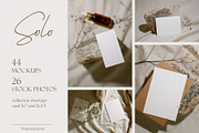 Solo - Card Mockup Photo Bundle, a Mockup by NataliArkushArt (Thumbnail 1 of 17)