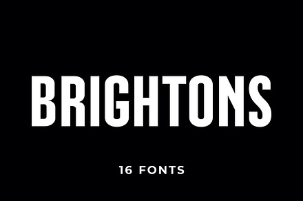 BRIGHTONS - A Powerful Sans Serif, a Sans Serif Font by Umitype