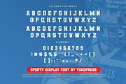 Sporty Varsity - Stencil Font, a Serif Font by TokoPress (Thumbnail 10 of 10)