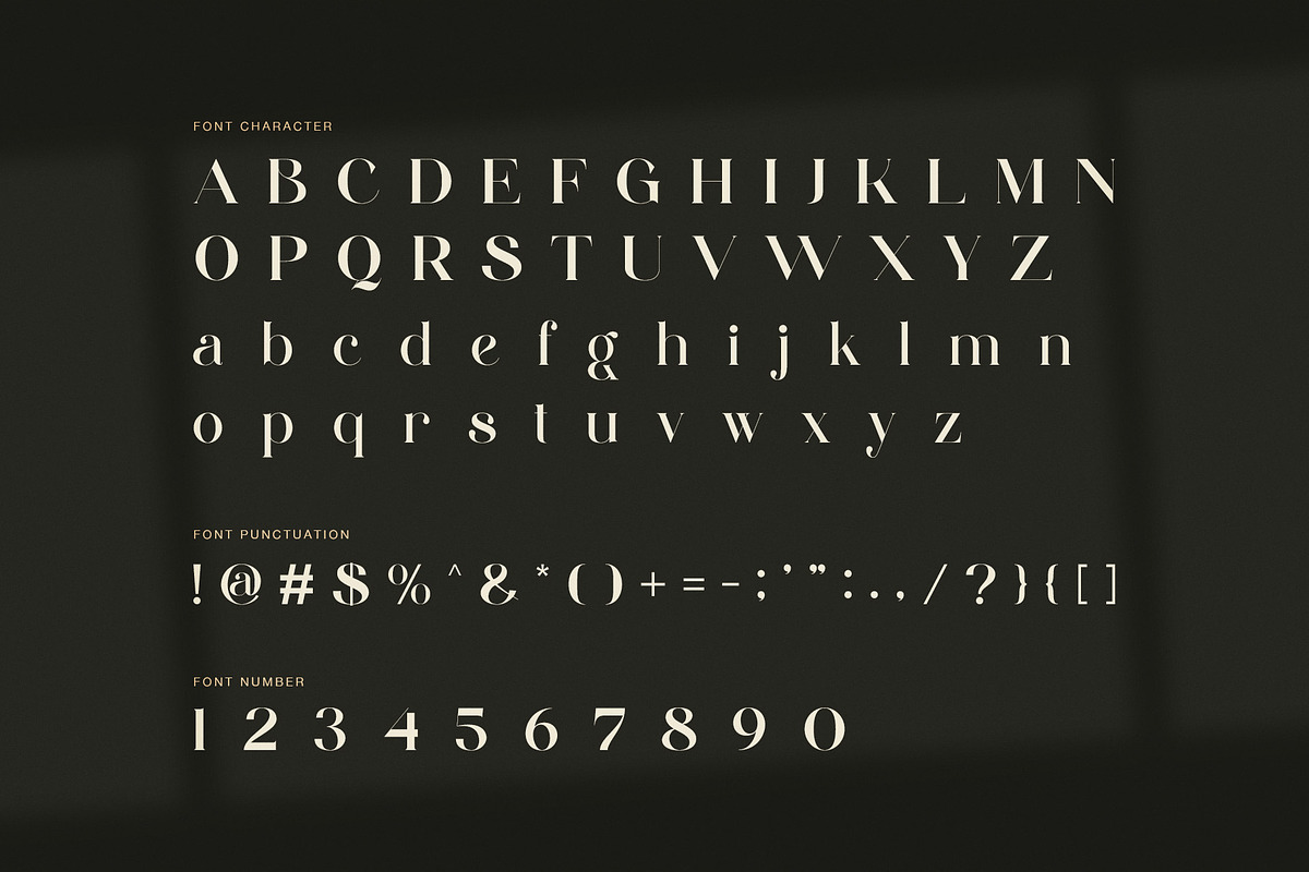 Jagers Luxury Serif Font, a Serif Font by Perfectype (Photo 7 of 8)