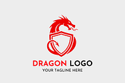 Dragon Powerful Emblem Logo Design, a Branding & Logo Template by Megafox Studio (Thumbnail 2 of 2)