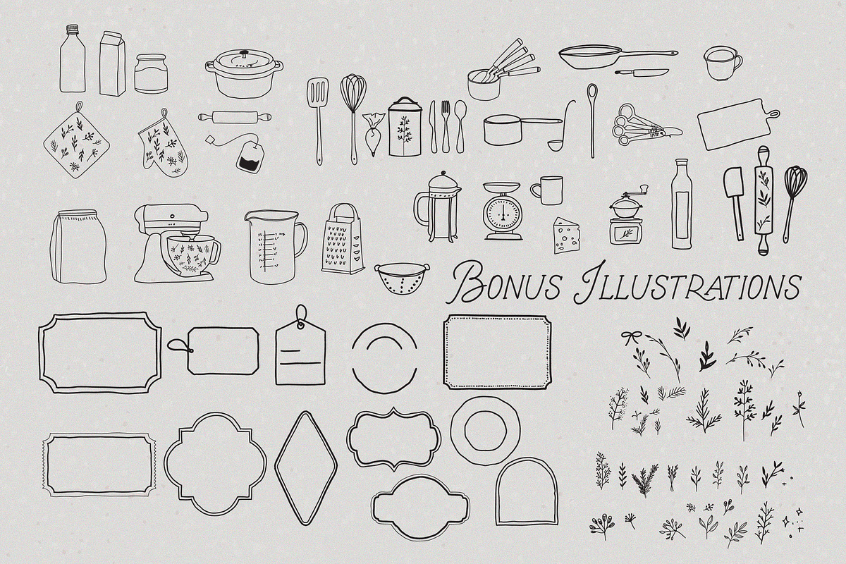Milk Tea Recipe // FONT TRIO+GRAPHIC, a Handwritten Font by PeachCreme (Photo 12 of 14)