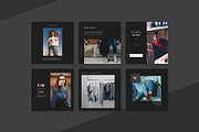 Soft Black Instagram Pack PS & Canva, a Social Media Template by Studio Siv (Thumbnail 4 of 6)