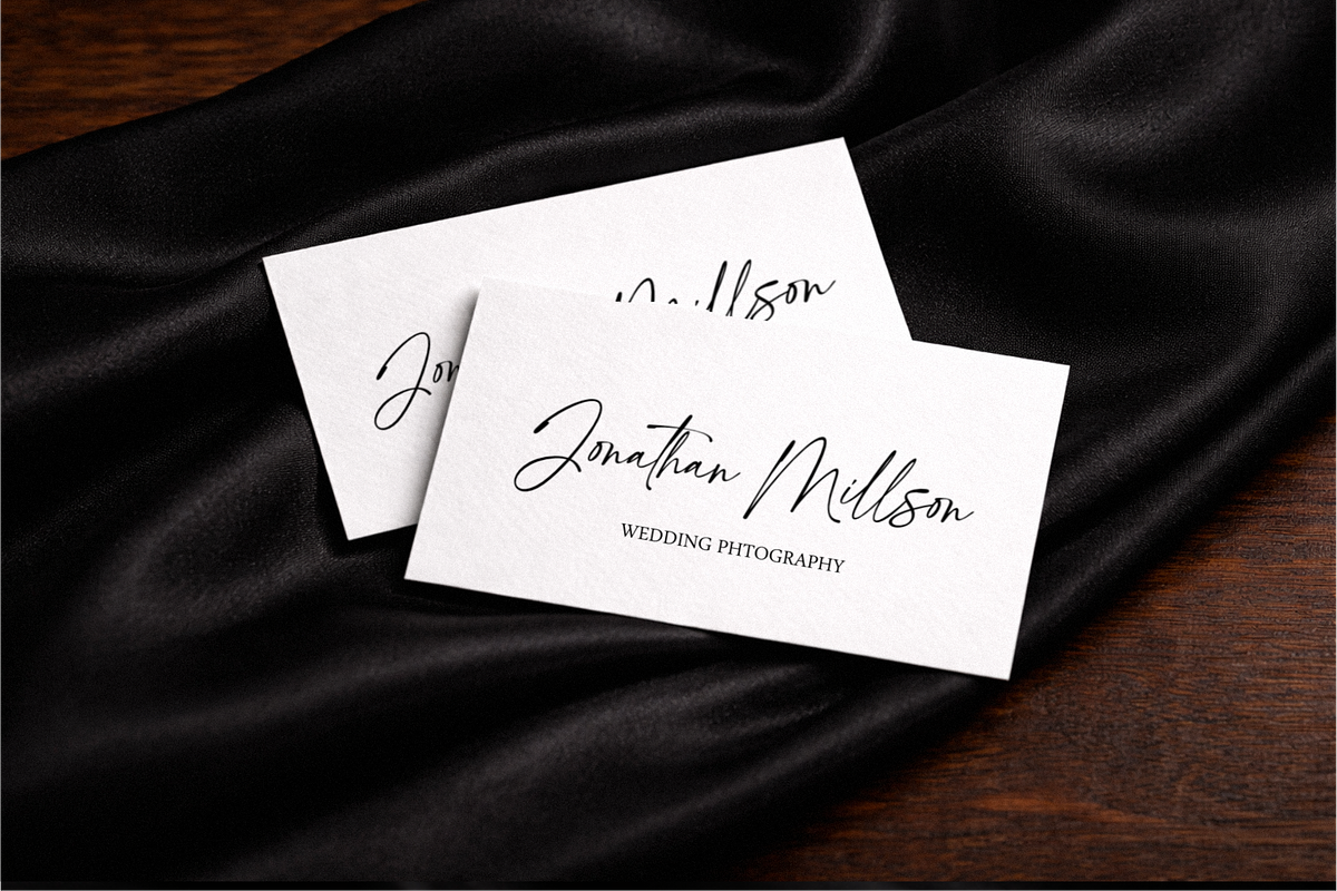 Outlined Signature Font, a Handwritten Font by MJB Letters (Photo 3 of 9)