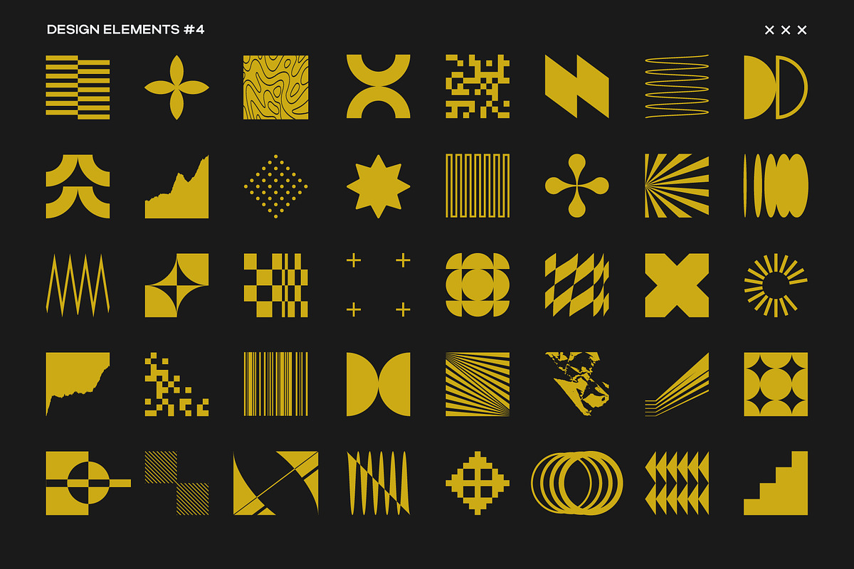 Brutalist Blocks Vector Pack, a Decorative Illustration by Vecster (Photo 5 of 16)