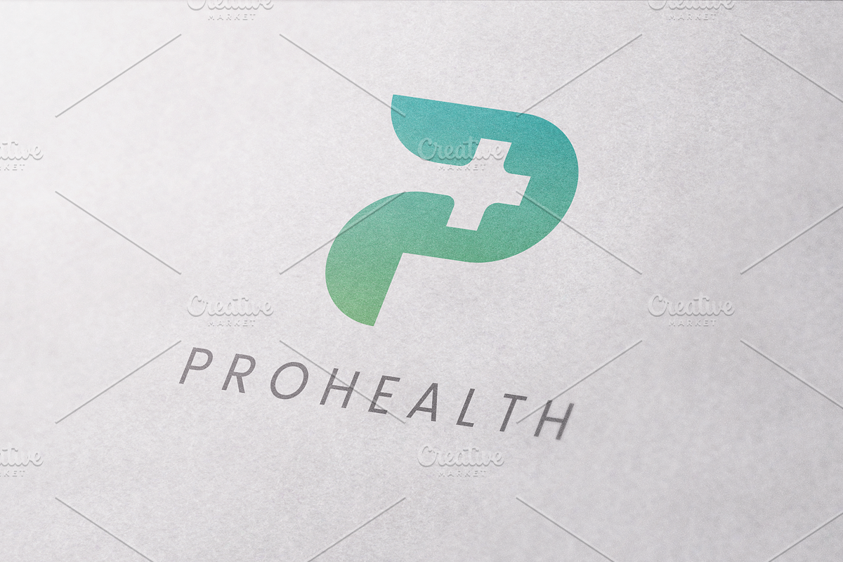 Prohealth Letter-P Logo, a Branding & Logo Template by WIP Themes