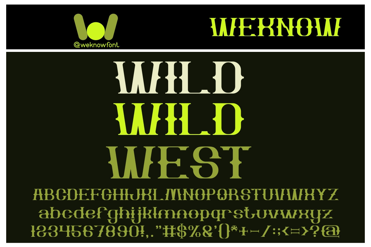 the bartender font, a Font by weknow (Photo 5 of 5)