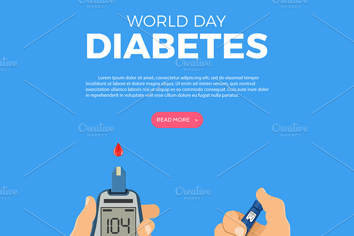 Control Your Diabetes Concepts, a Healthcare Illustration by TAlex (Photo 6 of 6)