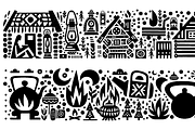 Vintage Livestock Folk Art, a Decorative Illustration by devastd (Thumbnail 9 of 28)