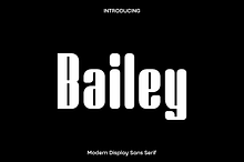 Bailey - Elegant Sans Serif