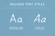 Handwritten Font - HandfreeSunday, a Handwritten Font by ZoloDesignHub (Thumbnail 3 of 11)