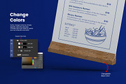 A5 Menu Table Tent PSD Mockup Set, an Advertising Mockup by Remnand Studio (Thumbnail 4 of 11)