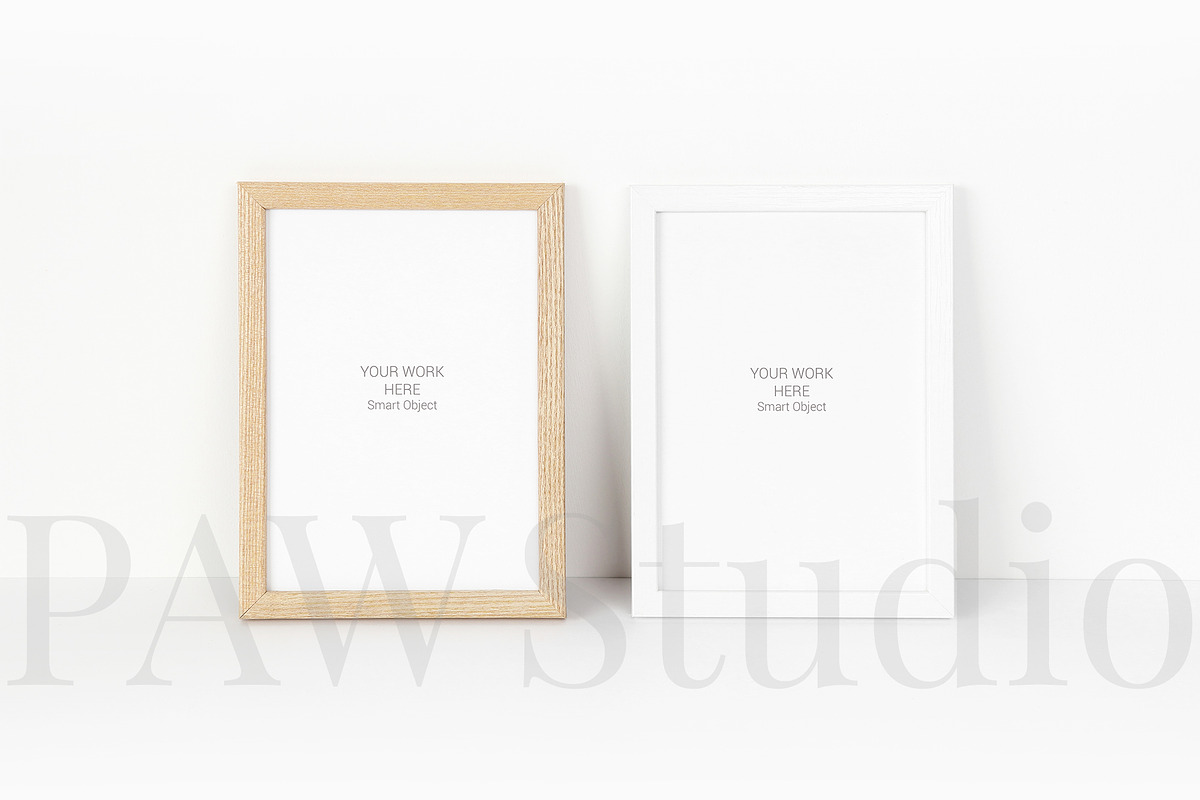 Two Photo Frames Mockup 2x3, a Product Mockup by PawMockups (Photo 6 of 8)