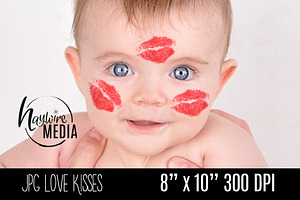 Love Kisses Lipstick Lips Overlay