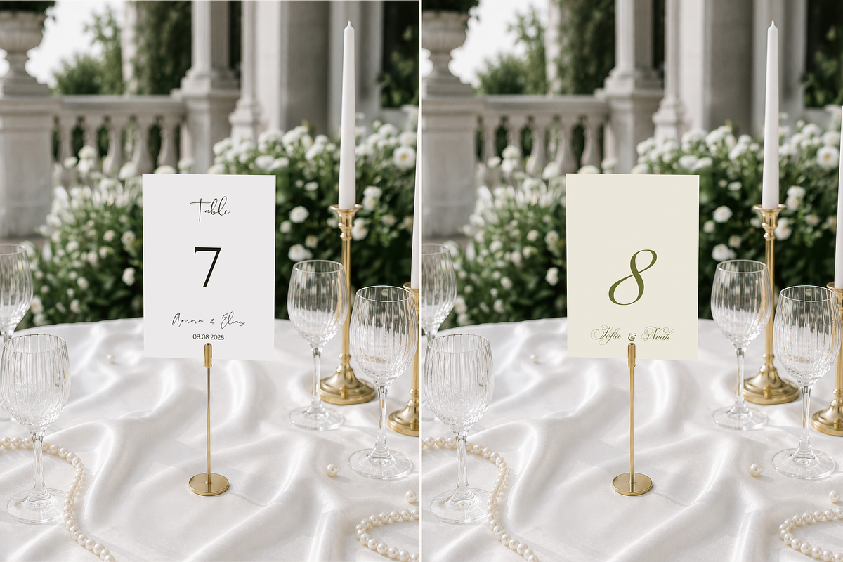 5x7 Wedding Table Number Mockup, an Advertising Mockup by Serenefeeling (Photo 2 of 7)