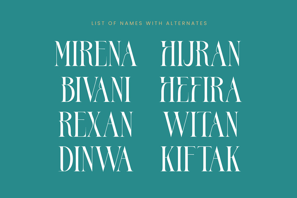 Bestsky Modern Luxury Display Serif, a Serif Font by timelesstype.co (Photo 12 of 20)