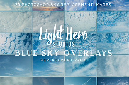 70 High Quality Blue Sky Overlays