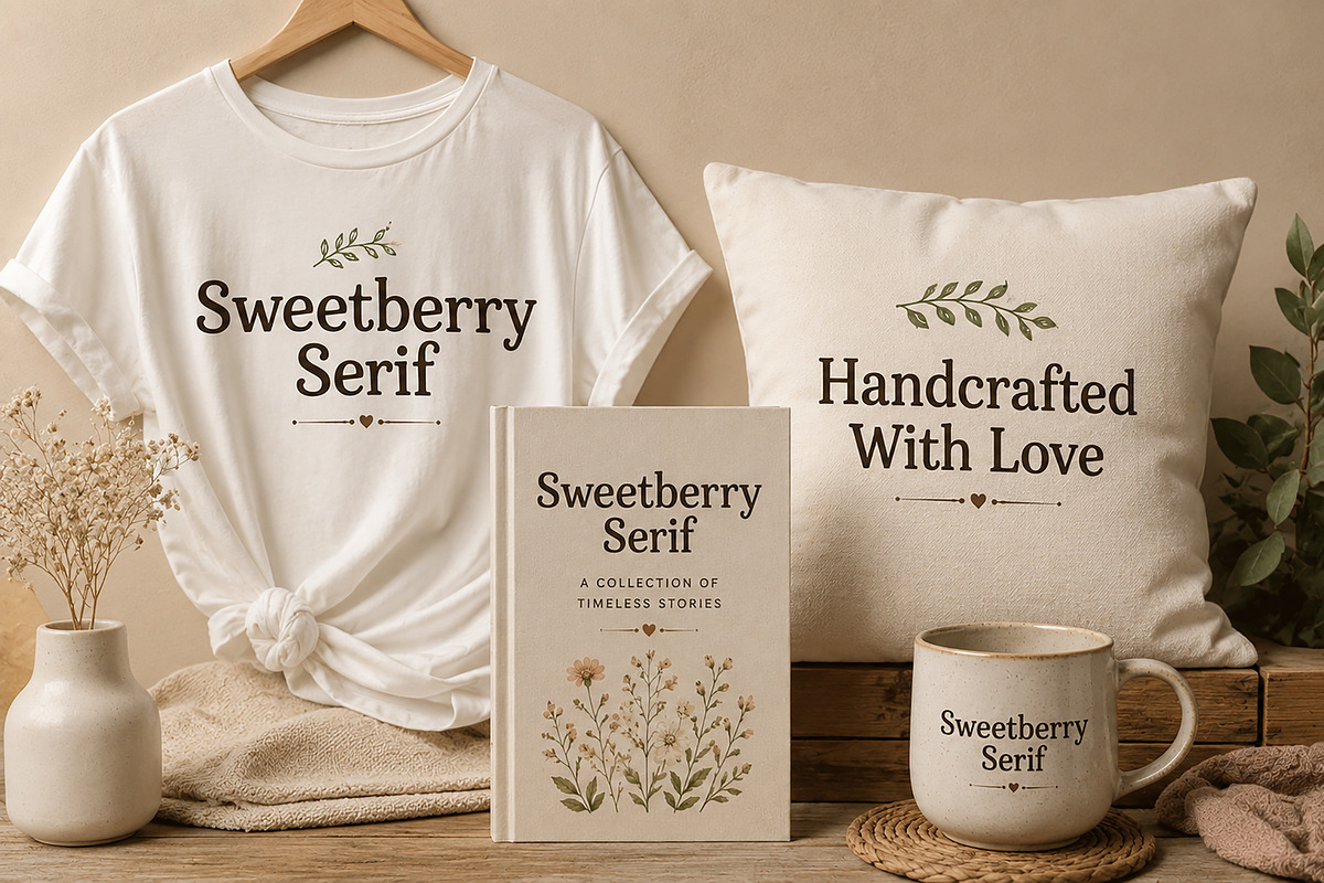 Sweetberry Serif, a Serif Font by Wow Magic (Photo 2 of 5)