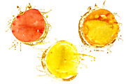 Watercolor brush strokes with gold, a Decorative Illustration by Watercolor fantasy (Thumbnail 6 of 6)