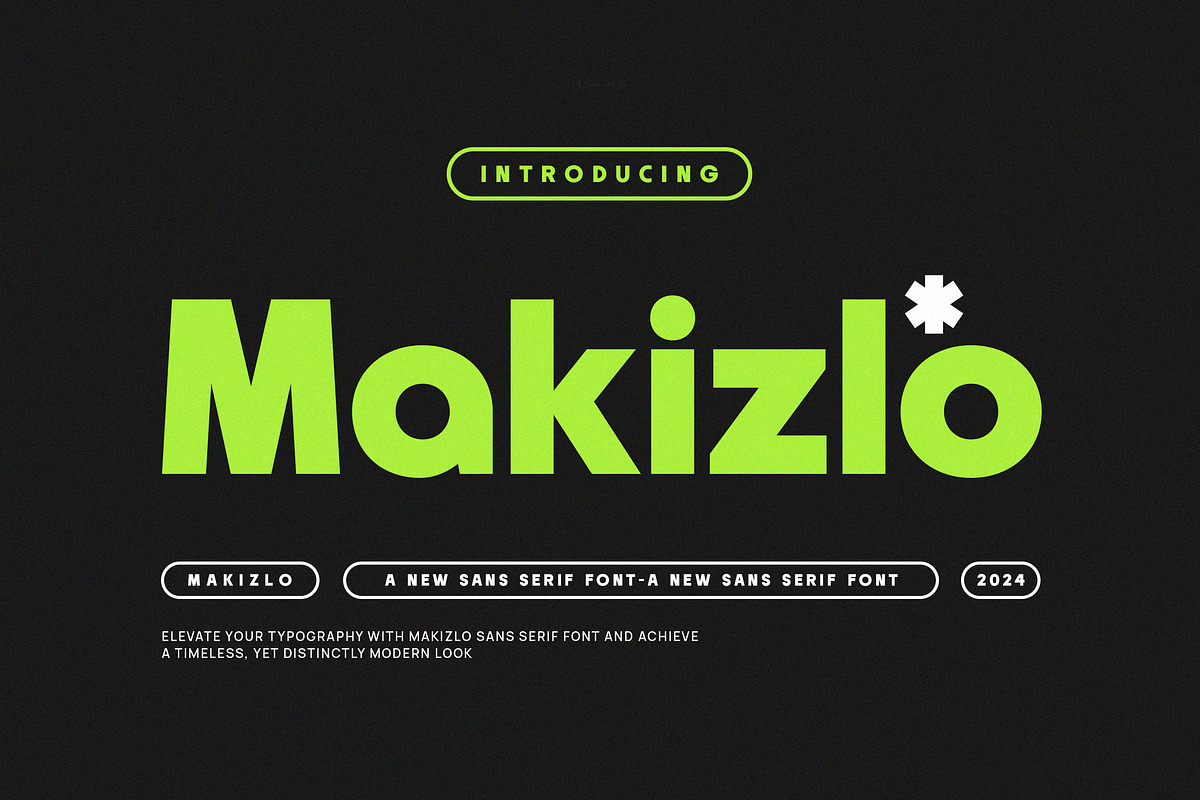 Makizlo - Modern Stylish Sans Serif, a Sans Serif Font by Typeformers (Photo 1 of 5)
