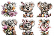 Whimsical Easter Koala Clipart, an Illustration by Daily.Designs (Thumbnail 7 of 8)